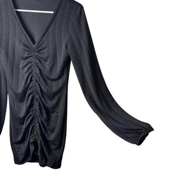 Anthropologie Lea & Viola Little Black Dress Silhouette XS Contour Bold Flirty - Picture 4 of 10